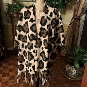 Leopard Print Women's Cape